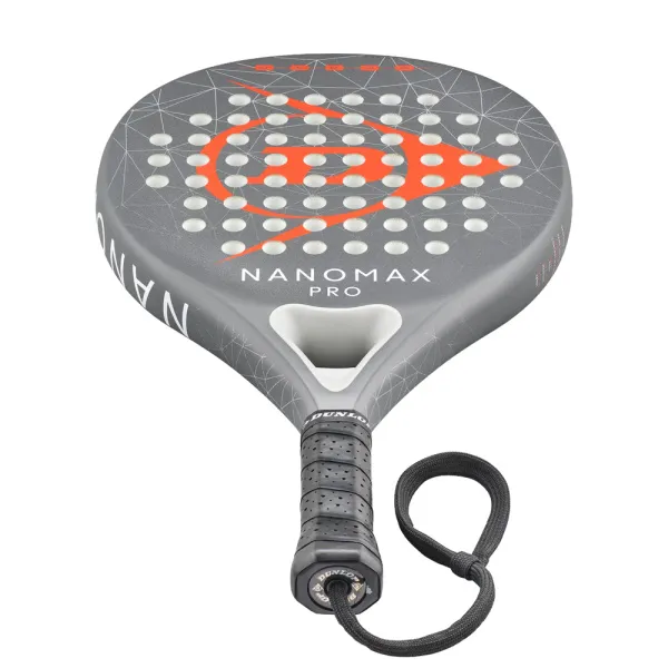 Ракетка для падела Dunlop Nanomax Pro, 10370739, для профессионалов, карбон,серо-оранжевый за 17&nbsp;248.20 ₽ в Владикавказе