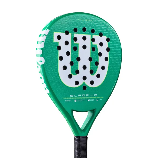Ракетка для падела WILSON Blade Jr  V4 Padel, WR213811U0, для начин-х, стекловолокно, зеленый за 14&nbsp;934.50 ₽ в Владикавказе