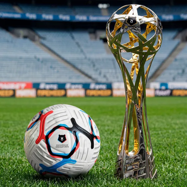 Мяч футб. KELME Russian Premier League, 7601QU5216-100, р.5, FIFA Pro, 10п, ПУ, термосш, бел-син-кр за 10&nbsp;672.60 ₽ в Владикавказе