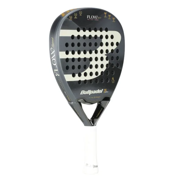 Ракетка для падела BULLPADEL Flow Legend, 494405, для профессионалов, стекловолокно,черно-белый за 31&nbsp;307.20 ₽ в Владикавказе