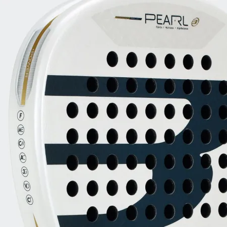 Ракетка для падела BULLPADEL Pearl 26, 493804, для профессионалов, карбон, бело-серый за 35&nbsp;929.50 ₽ купить в Владикавказе