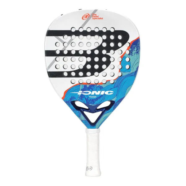Ракетка для падела BULLPADEL Ionic Power 26, 494411, для продв. игроков, стекловолокно, сине-белый за 28&nbsp;944.20 ₽ в Владикавказе