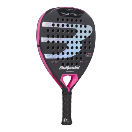 Ракетка для падела BULLPADEL Wonder 27, 497250, для продв.игроков, стекловолокно, карбон, черно-роз за 42&nbsp;969.20 ₽ купить в Владикавказе