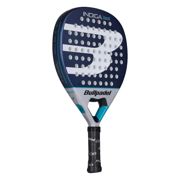 Ракетка для падела BULLPADEL Indiga Power 26, 494416, для начинающих, стекловолокно, темносине-серый за 14&nbsp;672.70 ₽ в Владикавказе