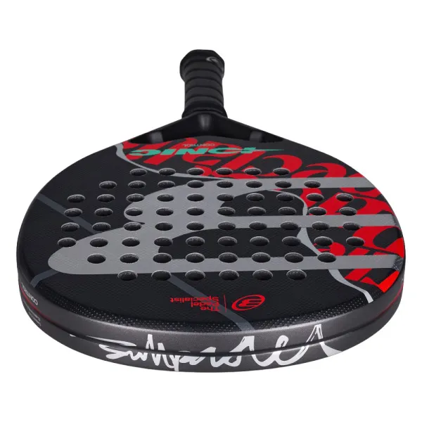 Ракетка для падела BULLPADEL Ionic Control 26, 494412, для продв. игроков, карбон, черно-красный за 33&nbsp;734.80 ₽ в Владикавказе