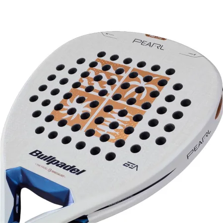 Ракетка для падела BULLPADEL Pearl 27, 497249, для проф-в, стекловолокно,карбон, бело-золотистый за 44&nbsp;319 ₽ купить в Владикавказе