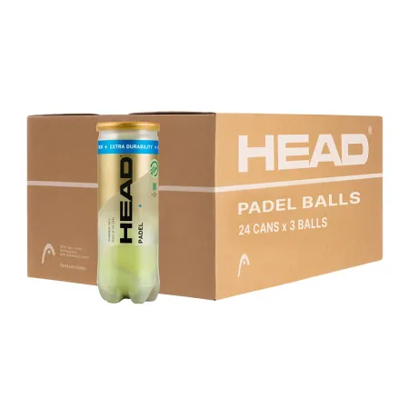 Мяч для падела HEAD Padel Pro S+, 540303, уп.3 шт, FIP Approved, войлок,нат.резина,желтый за 933.30 ₽ купить в Владикавказе