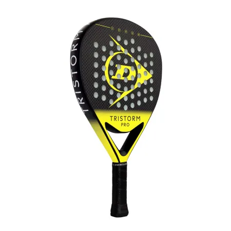 Ракетка для падела Dunlop Tristorm Pro, 10359946, для опытных игроков, графит, черно-желтый за 19&nbsp;643.50 ₽ купить в Владикавказе