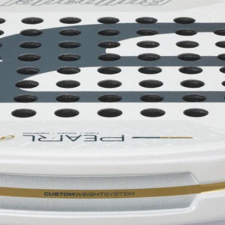 Ракетка для падела BULLPADEL Pearl 26, 493804, для профессионалов, карбон, бело-серый за 35&nbsp;929.50 ₽ купить в Владикавказе
