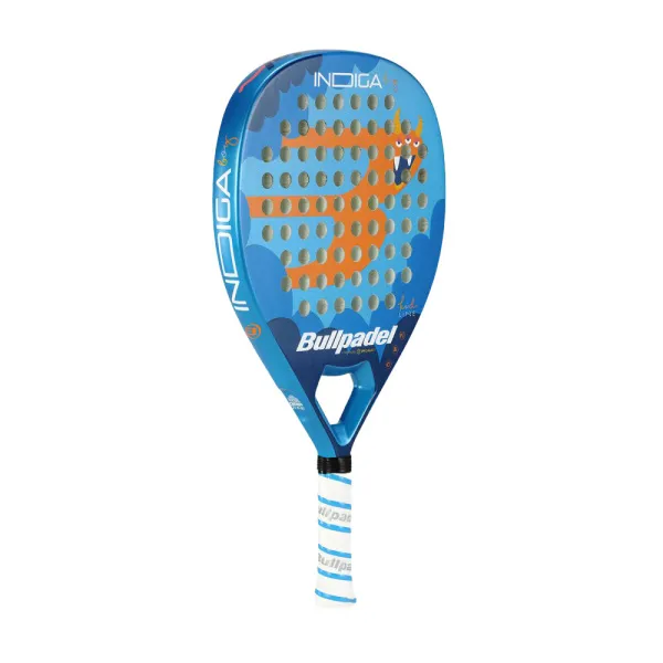 Ракетка для падела BULLPADEL Indiga Jr Boy 26, 494422, для начинающих, стекловолокно,сине-оранжевый за 10&nbsp;480.50 ₽ в Владикавказе