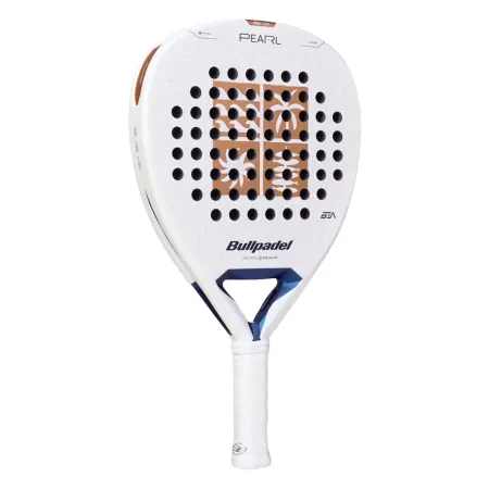 Ракетка для падела BULLPADEL Pearl 27, 497249, для проф-в, стекловолокно,карбон, бело-золотистый за 44&nbsp;319 ₽ купить в Владикавказе