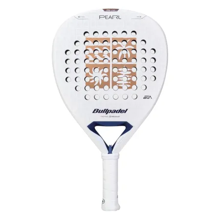 Ракетка для падела BULLPADEL Pearl 27, 497249, для проф-в, стекловолокно,карбон, бело-золотистый за 44&nbsp;319 ₽ купить в Владикавказе