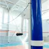 Волейбольные стойки универсальные со стаканами и механизмом натяжения троса ZAVODSPORTA за 41&nbsp;400 ₽ купить в Владикавказе